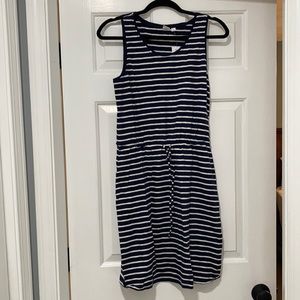 NWT Gap Factory Navy & White stripped Dress - size S